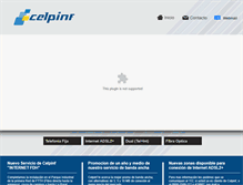 Tablet Screenshot of celpinf.com.ar